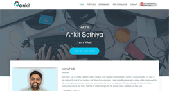 Desktop Screenshot of ankitsethiya.com