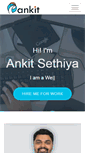 Mobile Screenshot of ankitsethiya.com